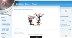 Desktop Screenshot of gondozasikozpont.doboz.hu